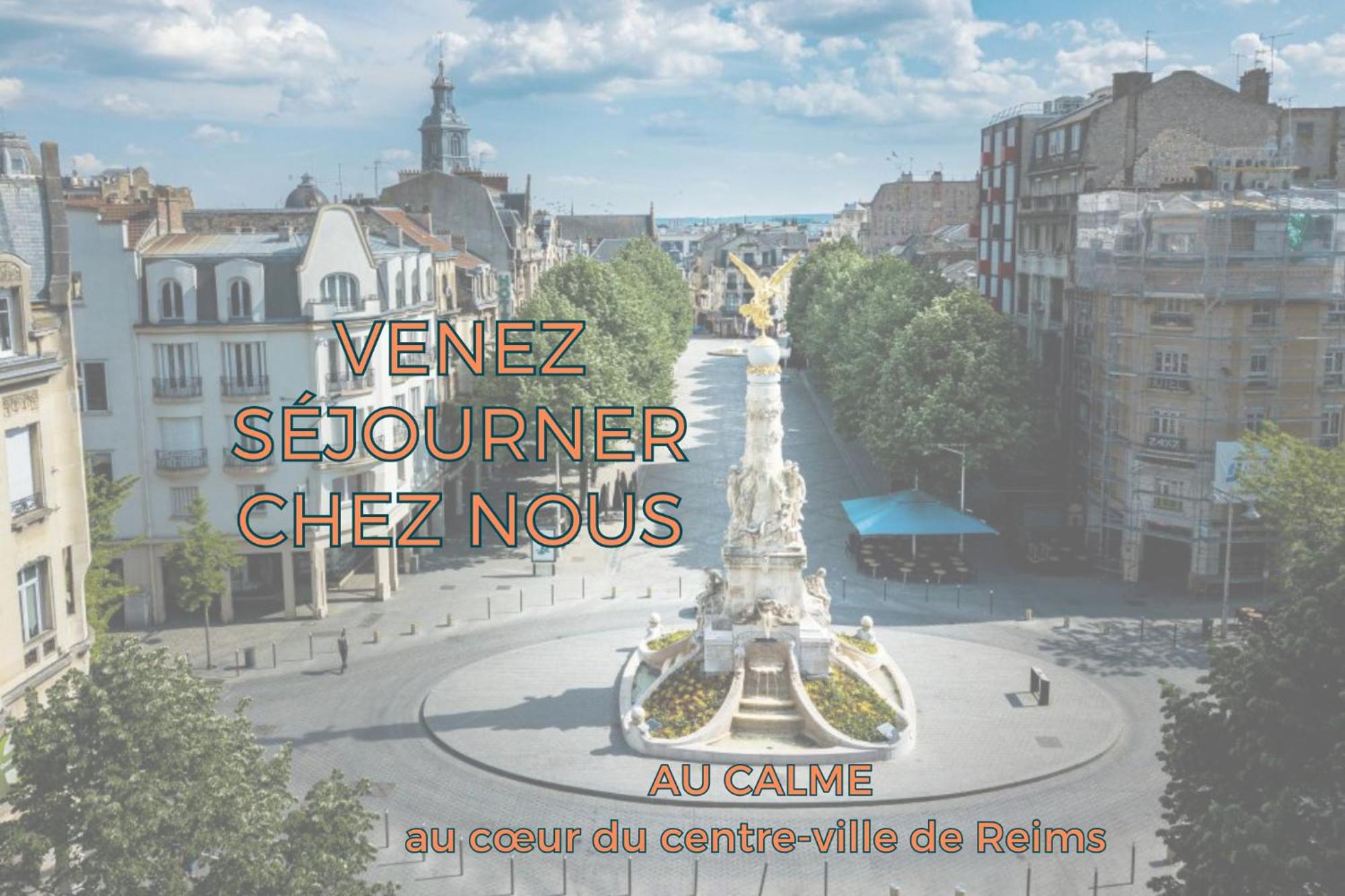 Refuge Urbain - Ideal Pro, Familles & Amis - Le Calme En Hypercentre - Wifi Haut Debit - Netflix - Machine A Laver - Gare, Cathedrale, Commerces, Restaurants & Transports En Commun A Moins De 10 Minutes A Pied Reims Exterior foto